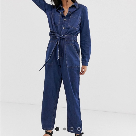 ASOS brand denim boiler jumpsuit - Picture 1 of 2